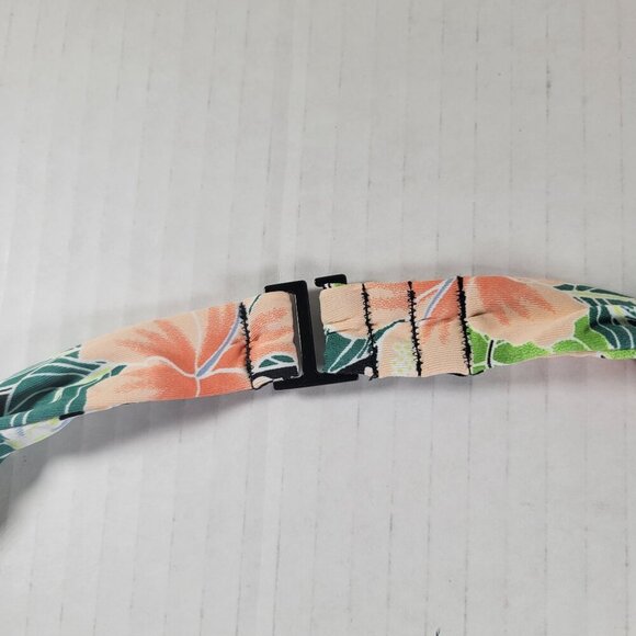 Volcom Shady Beach Women Tropical Floral Adjustable Halter Bikini Top Size XL - Picture 9 of 10